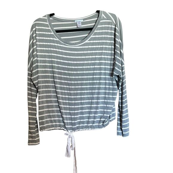 eberjey Tops - eberjey Pajama Lounge Top Women Small Multicolor Stripe Drawstring Waist Slouchy
